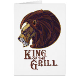 Kung i Grill Hälsningskort