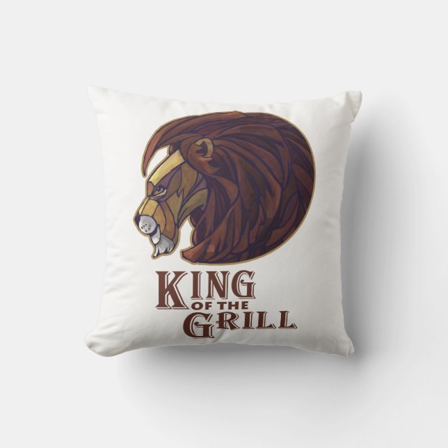 Kung i Grill Kudde (Framsida)