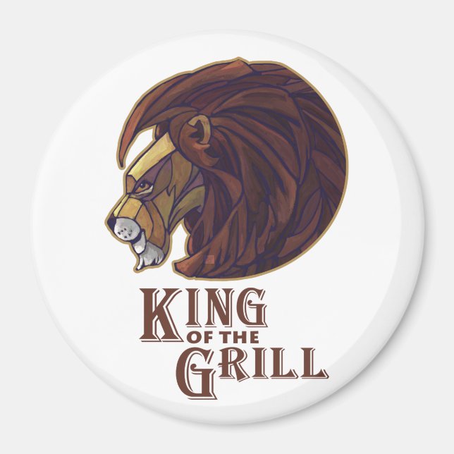Kung i Grill Magnet (Framsidan)