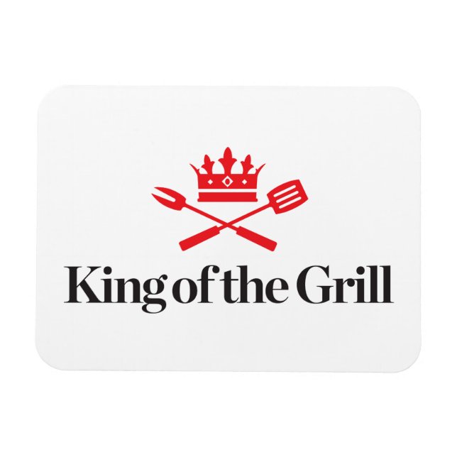 Kung i Grill Magnet (Horisontell)
