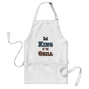 Kung i Grill-Personligen Apron Förkläde