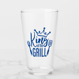 Kung i Grill Typography Glaskopp
