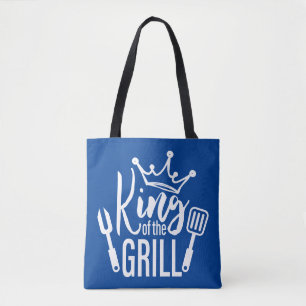 Kung i Grill Typography Tygkasse
