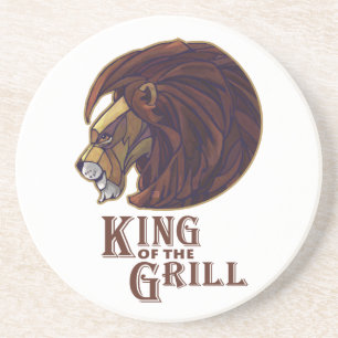 Kung i Grill Underlägg Sandsten