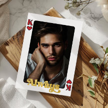 Kung i Hearts Anpassningsbar Photo Valentines day