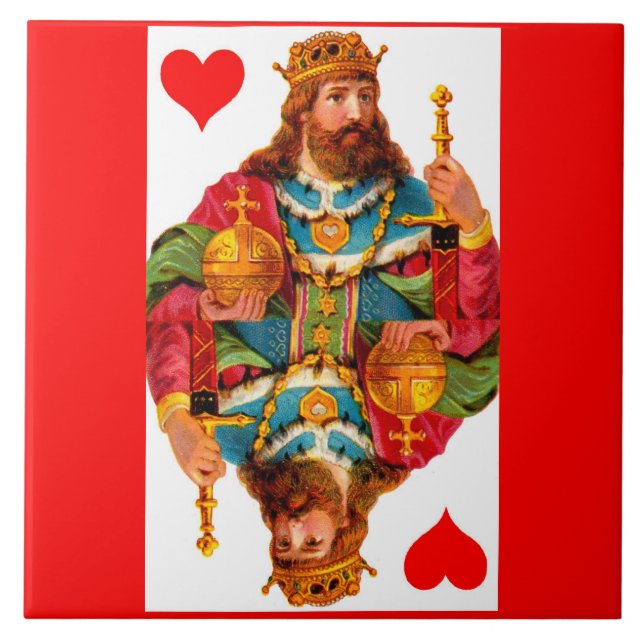 Kung i Hearts Kakelplatta (Framsidan)