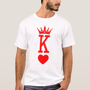 Kung i Hearts Kung Queen Couple Halloween Costume T Shirt