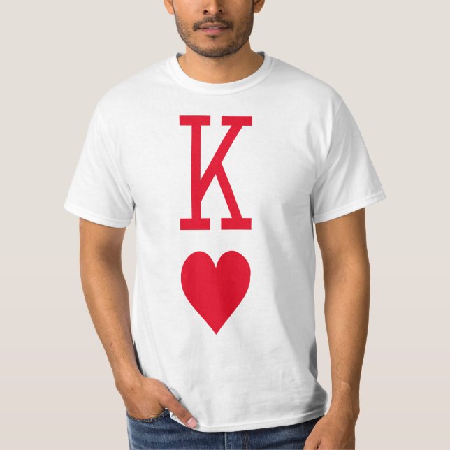 Kung i Hearts Magician & Cardistry T-Shirt (Framsida)