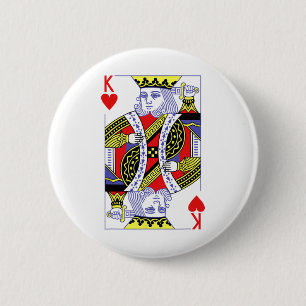 Kung i Hearts Royal Flush Costume Halloween Playi Knapp