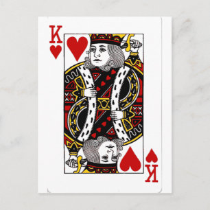 Kung i Hearts-samlingen Vykort