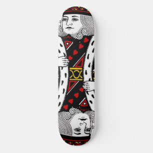 Kung i hjärtan mini skateboard bräda 18,5 cm