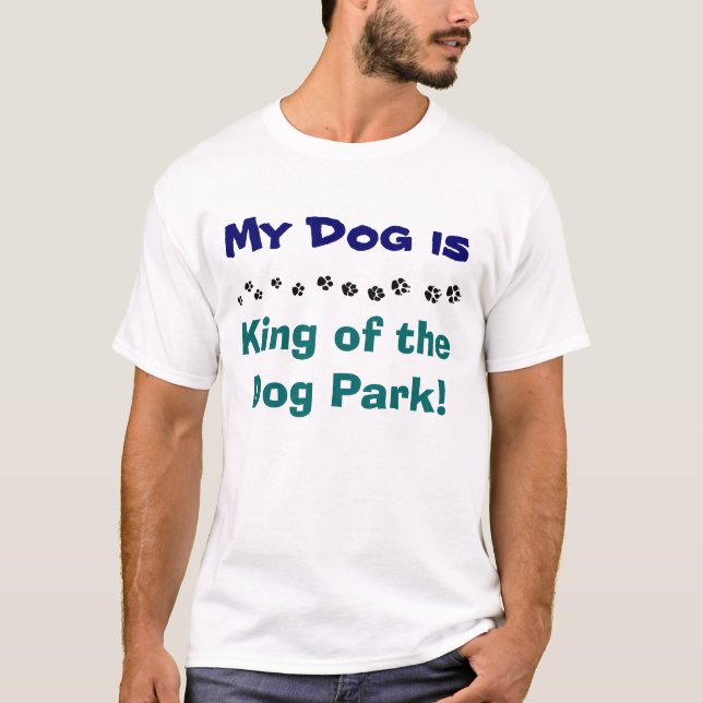 Kung i Hund Park T Shirt (Framsida)