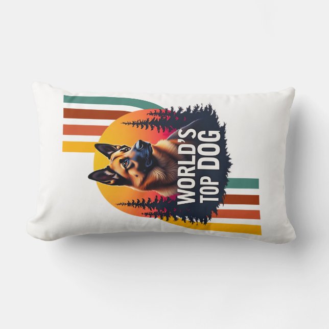 KUNG i HUNDAR Lumbarkudde (Framsida)