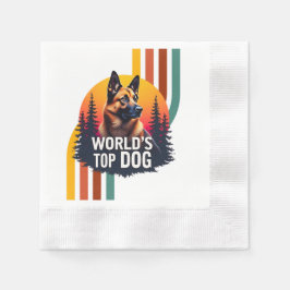 KUNG i HUNDAR Pappersservett