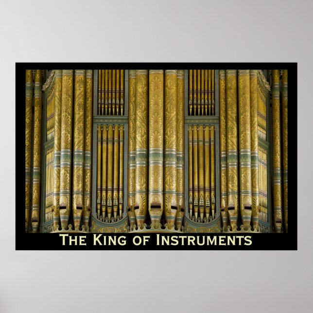 Kung i instrumentorganet poster - Birmingham (Framsidan)