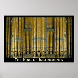Kung i instrumentorganet poster - Birmingham