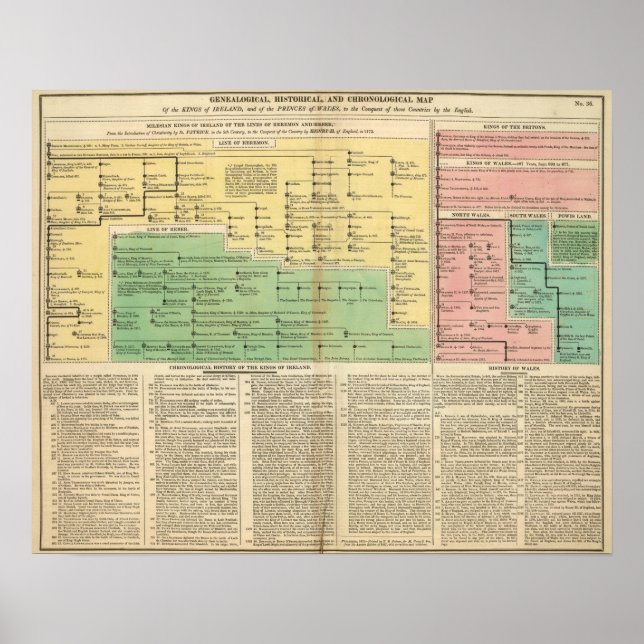 Kung i Irland och Wales Poster (Framsidan)