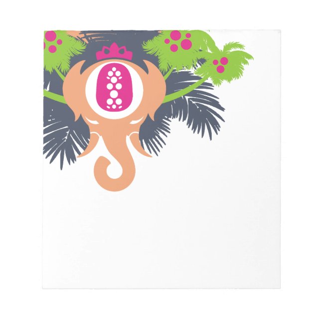 Kung i Jungle Anteckningsblock (Framsida)