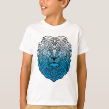 Kung i Jungle, Blue Lejon Boy's T-Shirt