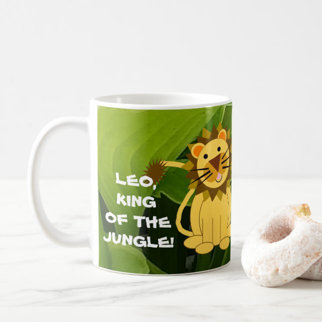 Kung i Jungle Kaffemugg (Med munk)