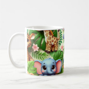Kung i Jungle Kaffemugg