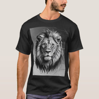"Kung i Jungle" T-Shirt - Lejon Art Edition