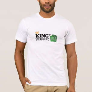 Kung i kalkylblad T-Shirt
