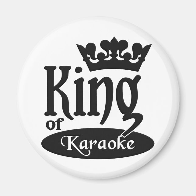 Kung i Karaoke magnet (Framsidan)