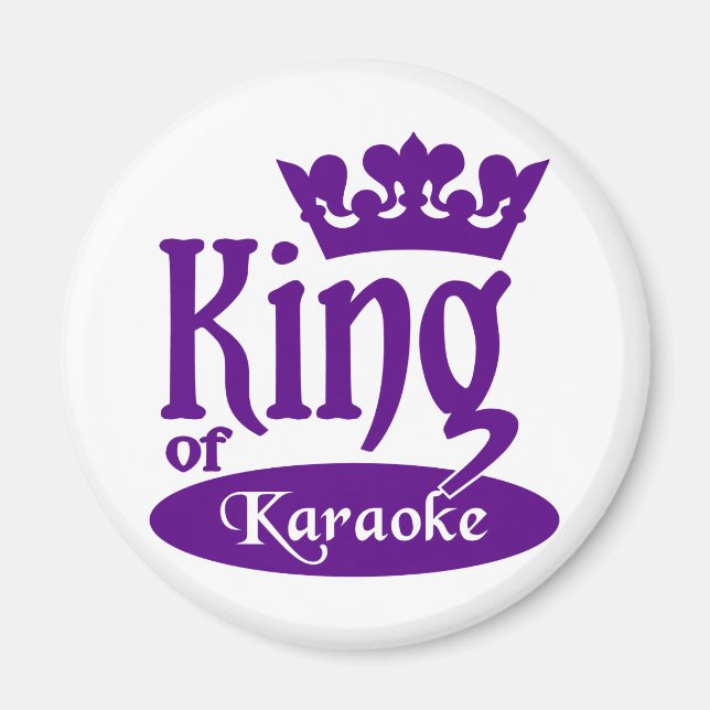 Kung i Karaoke magnet (Framsidan)