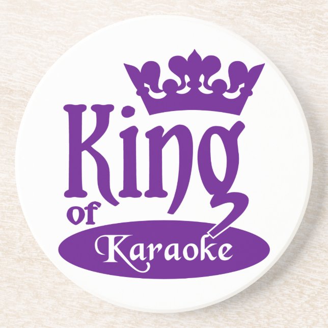 Kung i Karaoke underlägg Sandsten (Framsidan)