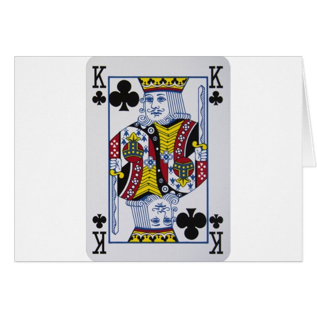 Kung i Klöver (Klubb) Hälsningskort (Framsidan Horizontal)