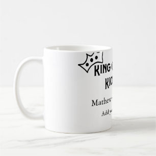 Kung i köket lägg till namn kock bakeri matlagning kaffemugg