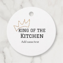 Kung i kökskocken tillsätt namn krona ha gåvor etiketter