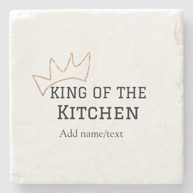 Kung i kökskocken tillsätt namn krona ha stenunderlägg (Framsidan)