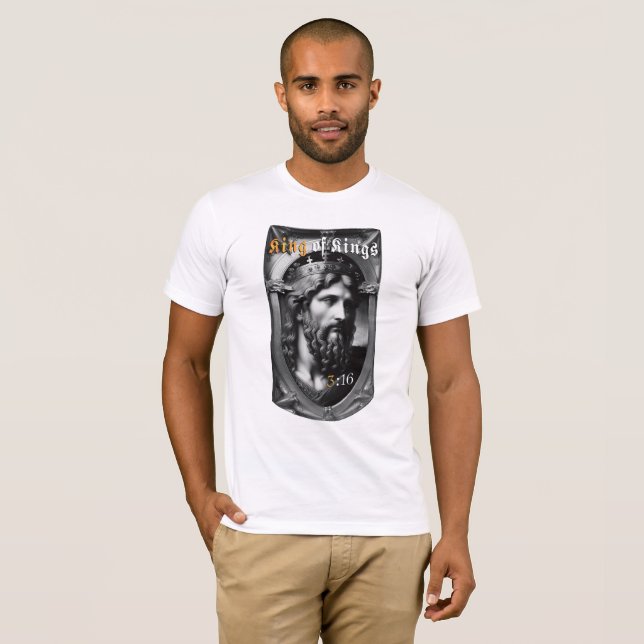 Kung i Kung 3:16 T Shirt (Hel framsida)