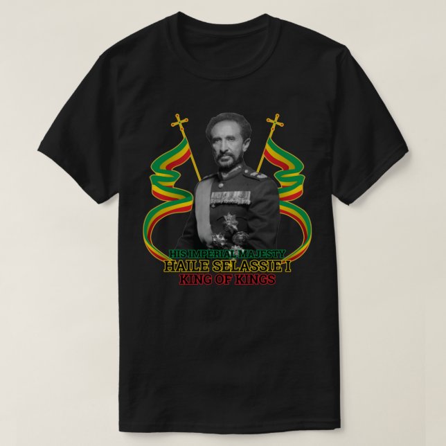 Kung i Kung Haile Selassie Classic T-Shirt (Design framsida)