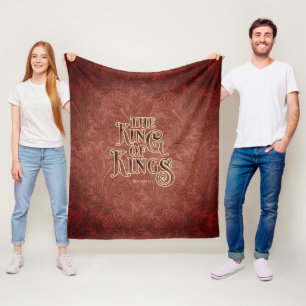 Kung i Kung Namn av Jesus Kristus Bible Fleecefilt