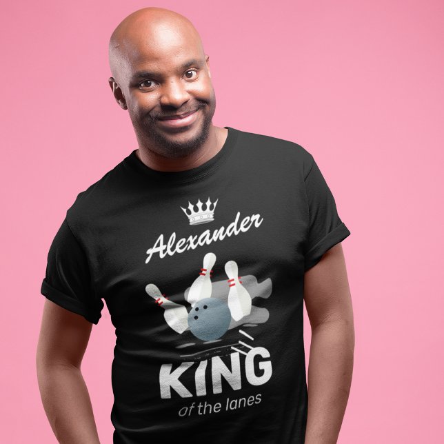 Kung i Lanes Bowling Pin T-Shirt (Skapare uppladdad)