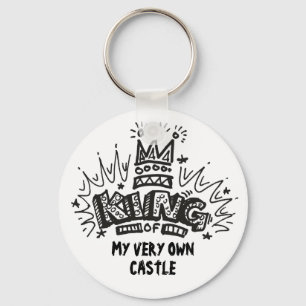 Kung i min egen slott nyckelring