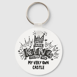 Kung i min egen slott nyckelring