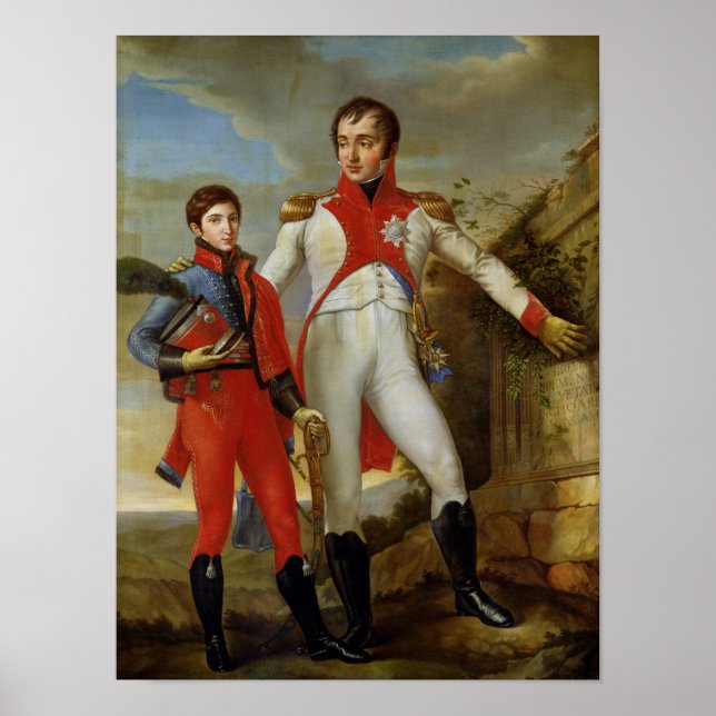 Kung i Nederländerna och Krona Prince of Holland Poster (Framsidan)