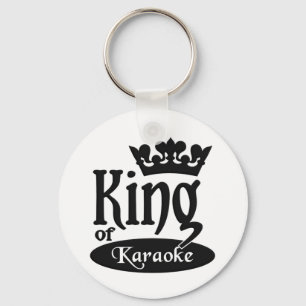 Kung i nyckelkedjan Karaoke Nyckelring