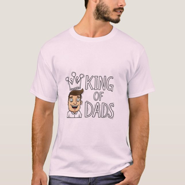KUNG i PAPPOR FARS DAG T Shirt (Framsida)