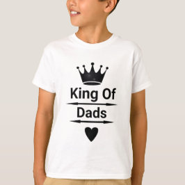 Kung i Pappor Kids T-Shirt Roligt Far's Day Gift