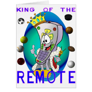 KUNG i REMOTE Hälsningskort
