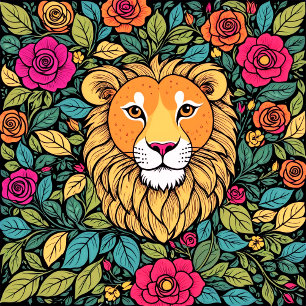 Kung i Savannah: Lejona statens Majestät T Shirt