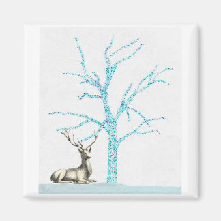 Kung i skogen magnet