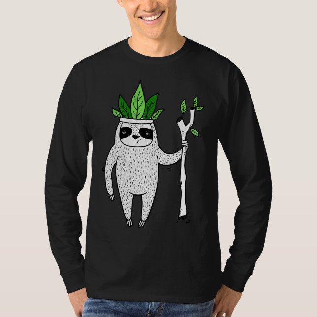 Kung i Sloth T Shirt (Framsida)