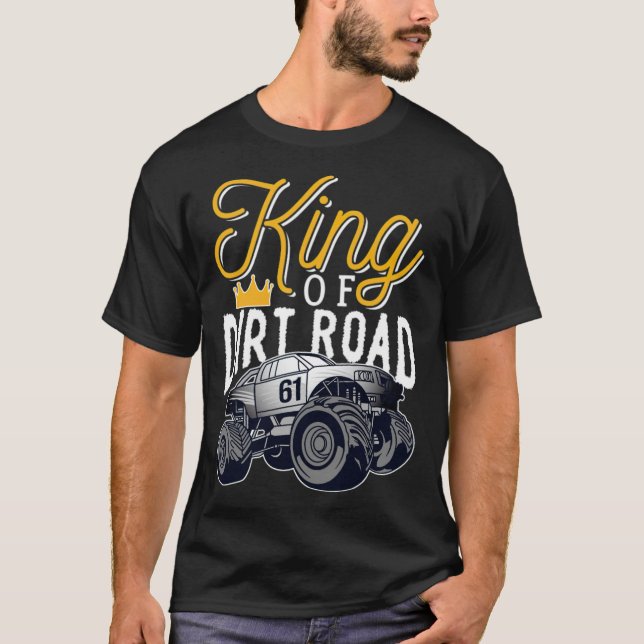 Kung i smutsig svart t shirt (Framsida)