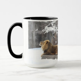 Kung i snö-mugg mugg